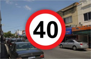 Setting a speed limit of 40 km/h improve the sustainability of the city